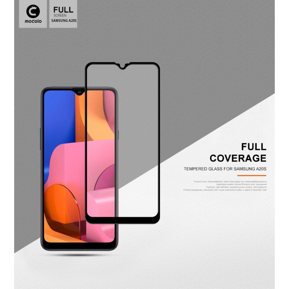 Folie Sticla Kaveny® compatibila cu Samsung A20S 111D Negru