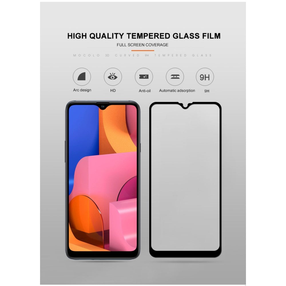 Folie Sticla Kaveny® compatibila cu Samsung A20S 111D Negru