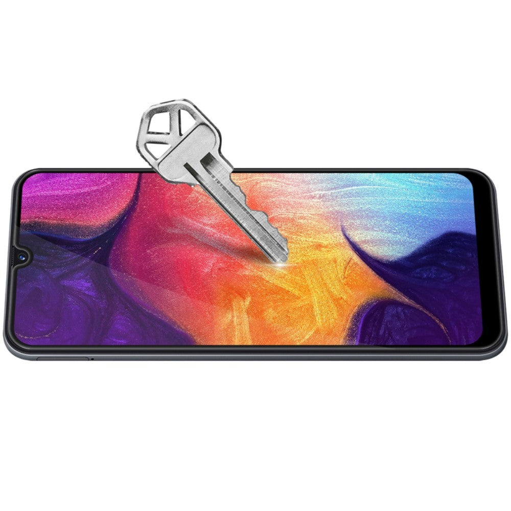 Folie Sticla Kaveny® compatibila cu Samsung Galaxy A30/A50 111D Negru