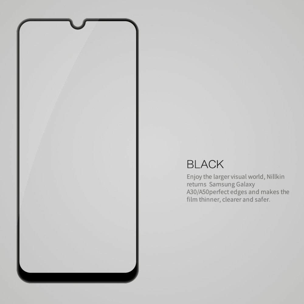 Folie Sticla Kaveny® compatibila cu Samsung Galaxy A30/A50 111D Negru