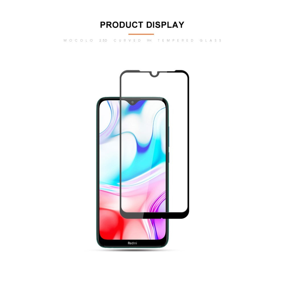 Folie Sticla Kaveny® compatibila cu Xiaomi Redmi 8 111D Negru