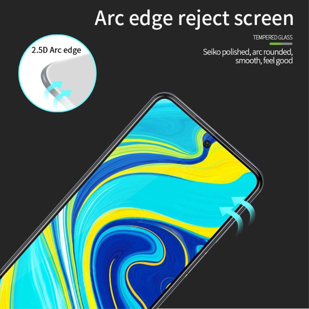Folie Sticla Kaveny® compatibila cu Xiaomi Redmi 9 111D Negru