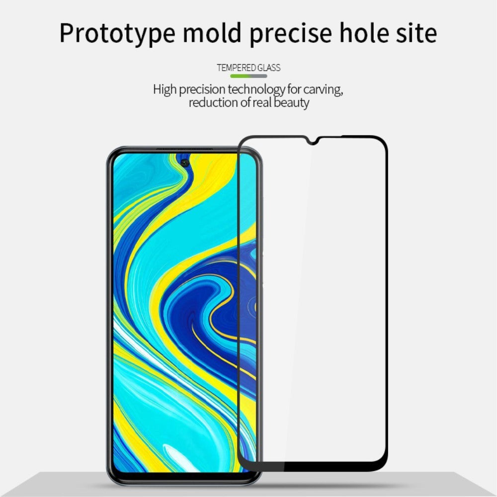 Folie Sticla Kaveny® compatibila cu Xiaomi Redmi 9 111D Negru