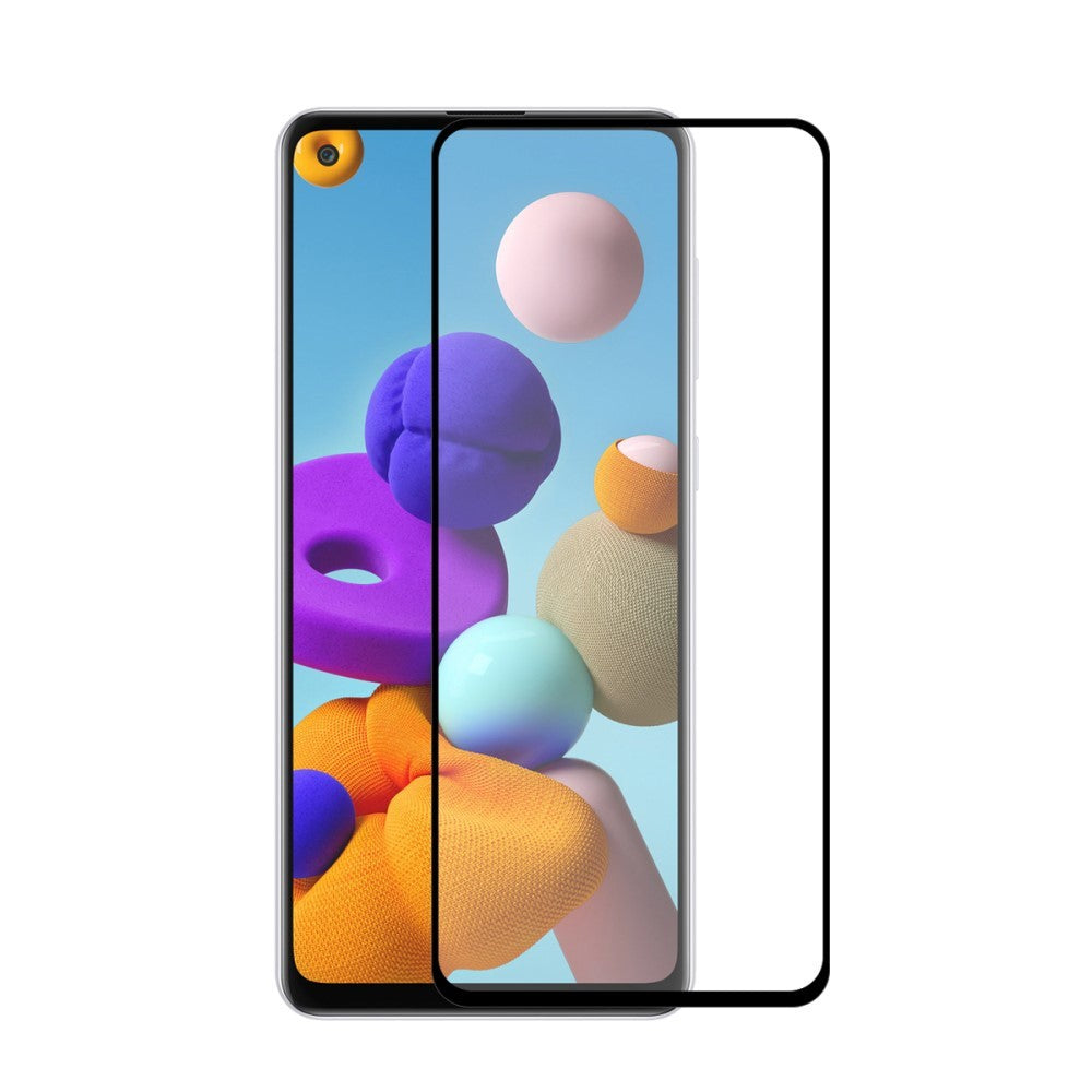 Folie Sticla Kaveny® pentru Samsung A21S 111D Negru
