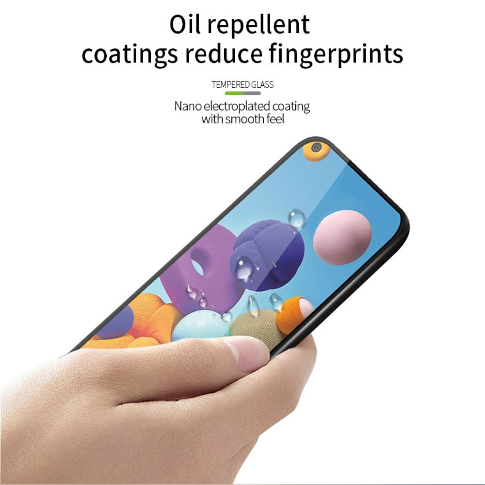 Folie Sticla Kaveny® pentru Samsung A21S 111D Negru