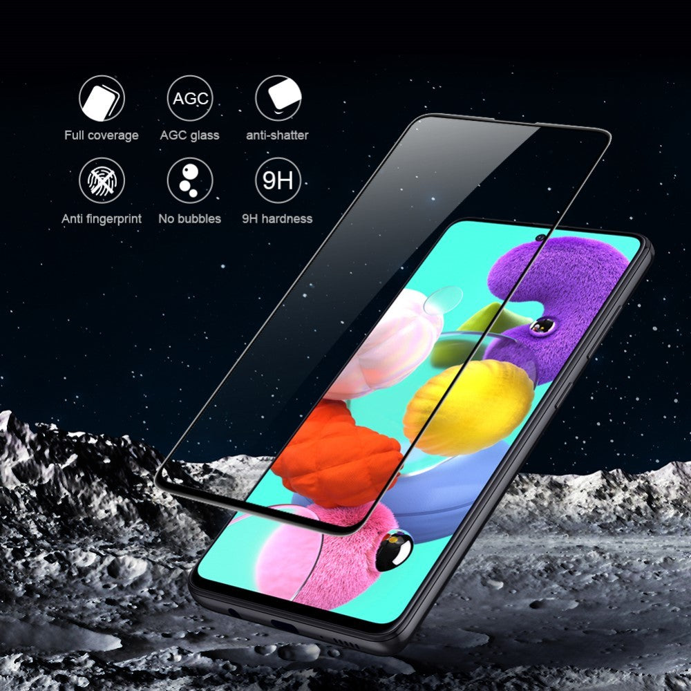 Folie Sticla Kaveny® pentru Samsung A51 4G 111D Negru