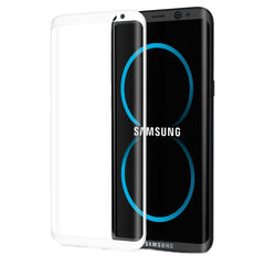Folie Sticla Samsung Galaxy S8 Plus Full Face Alb