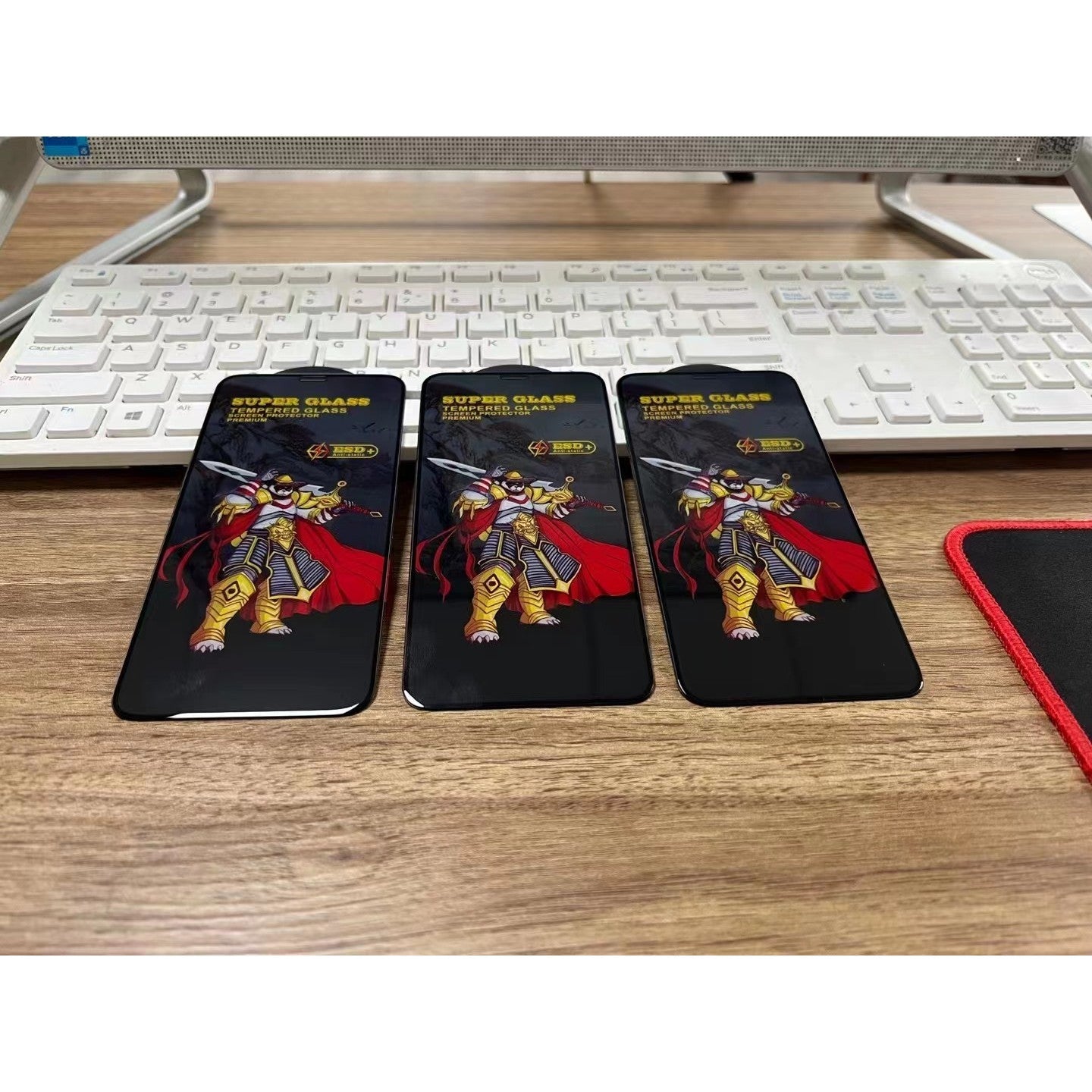 Folie Kaveny® Sticla Securizata 3D Full Glue Armor Panda pentru Apple iPhone 6plus