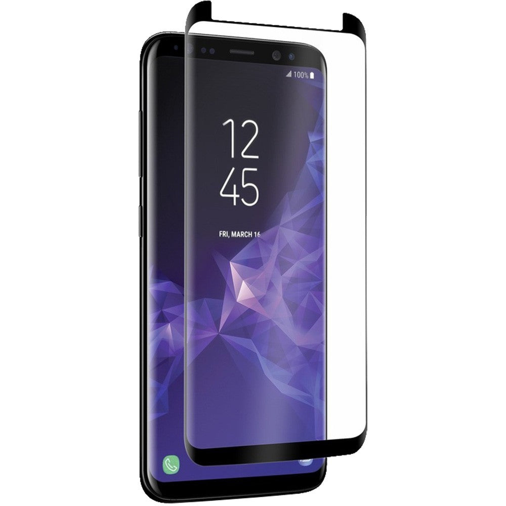 Folie Sticla Securizata Curbata Kaveny Full Face, lipici pe toata suprafata, pentru Samsung Galaxy S9 Plus, Negru