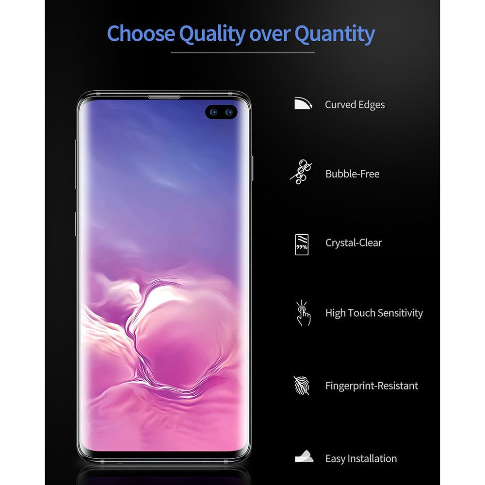 Folie Sticla securizata electrostatica Kaveny pentru Samsung A12, Sticla ESD, Top Glass, Anti-static, Negru
