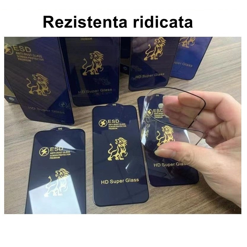Folie Sticla securizata electrostatica Kaveny pentru Xiaomi Redmi 12C , Sticla ESD, Top Glass, Anti-static, Negru