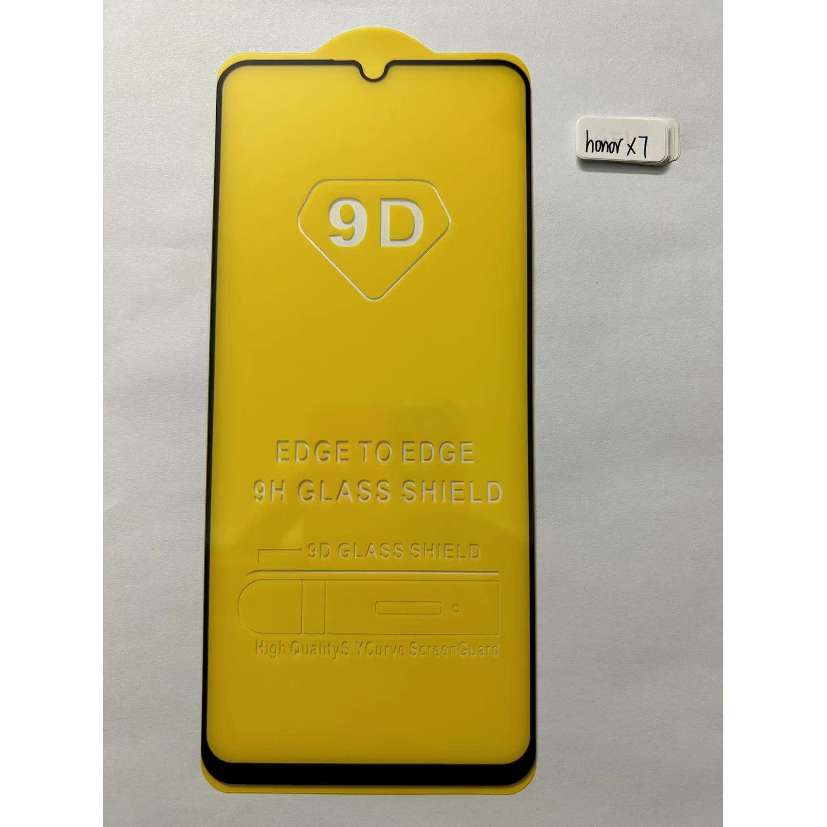 Folie Sticla Securizata Kaveny compatibil cu Honor X7, Full Glue Negru