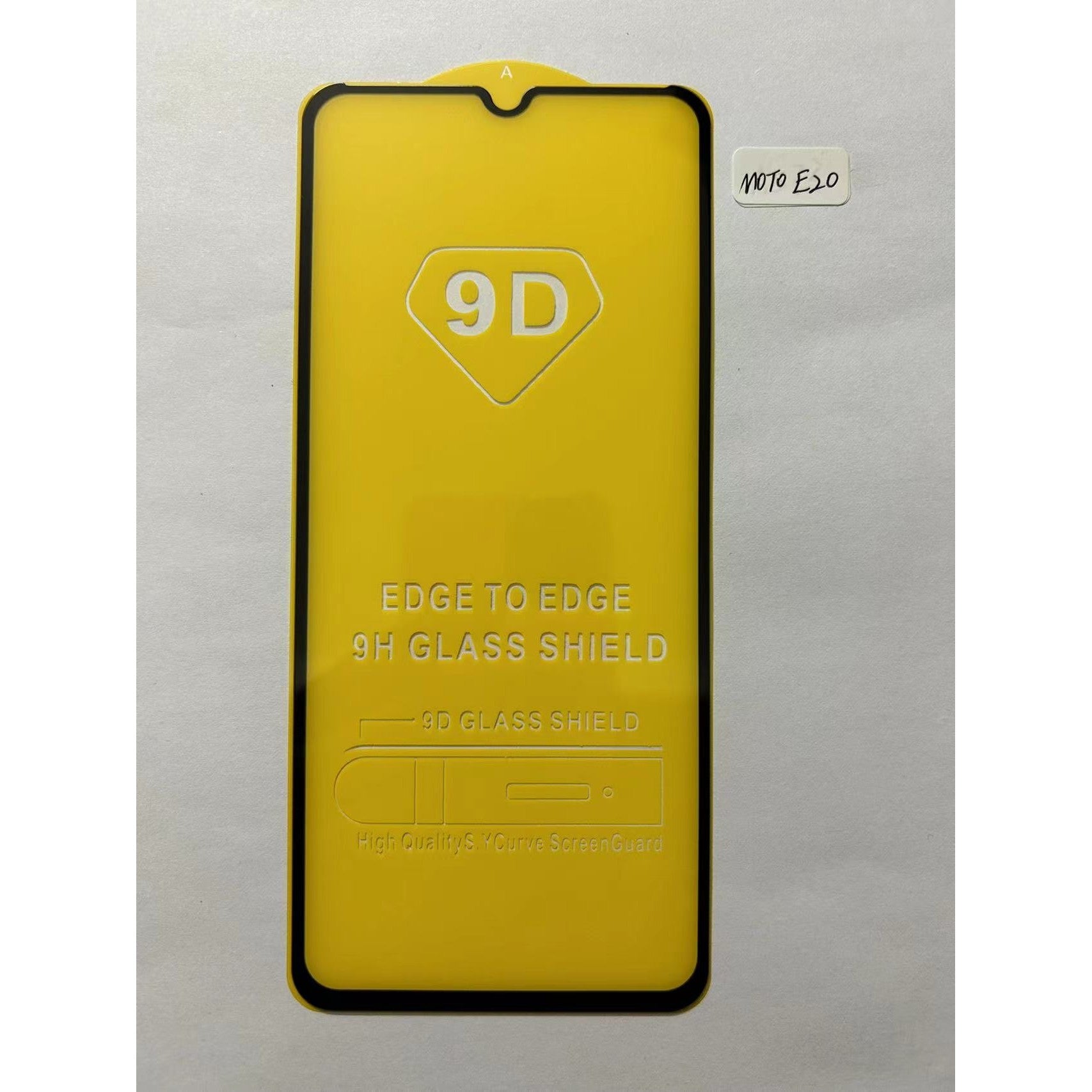 Folie Sticla Securizata Kaveny compatibil cu Moto E20 Full Glue Negru