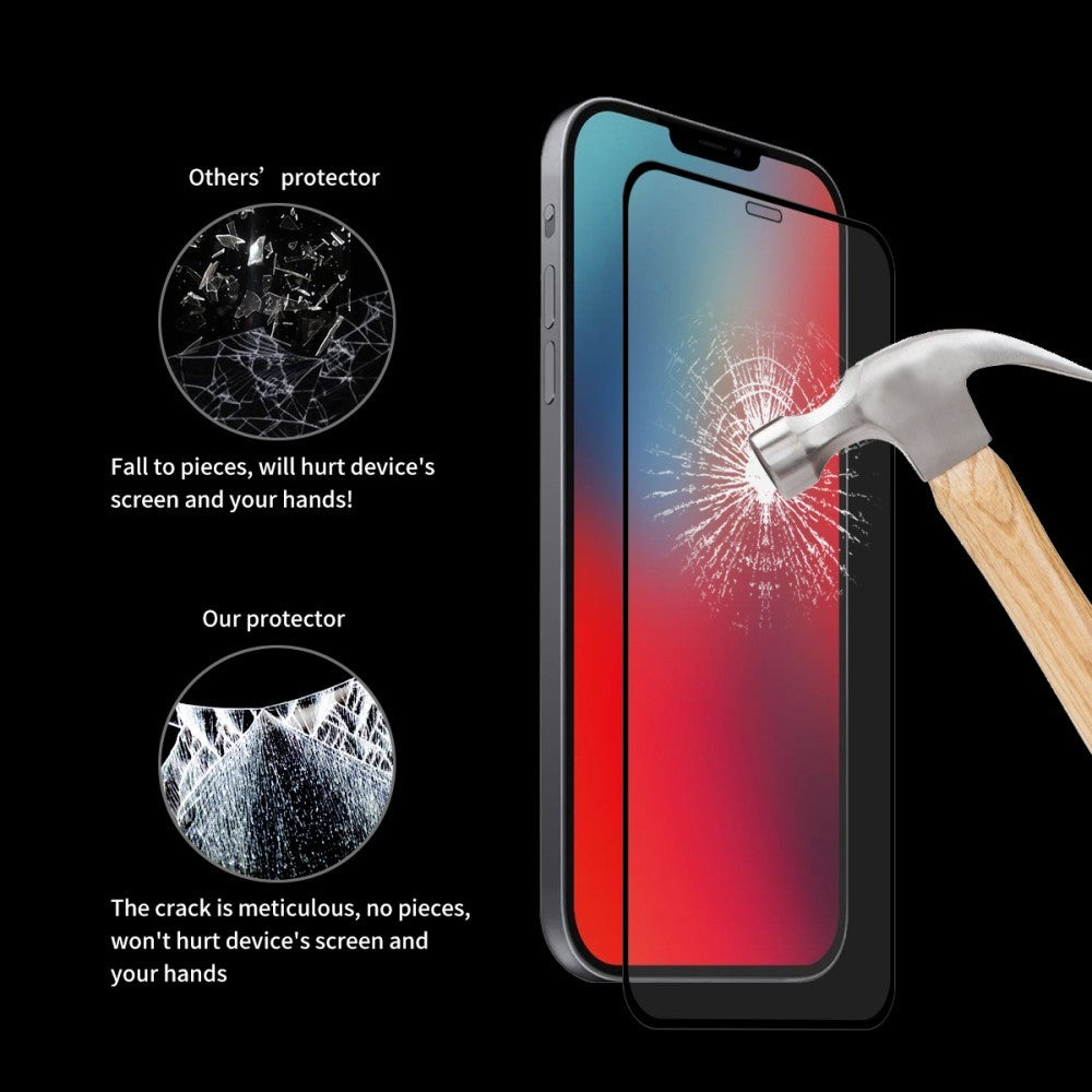 Folie Sticla securizata Kaveny® compatibila cu iPhone XR Full Glue Negru