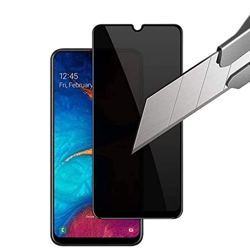 Folie Sticla securizata Kaveny compatibila cu Samsung A70 Full Glue Privacy Duritate 9H Negru