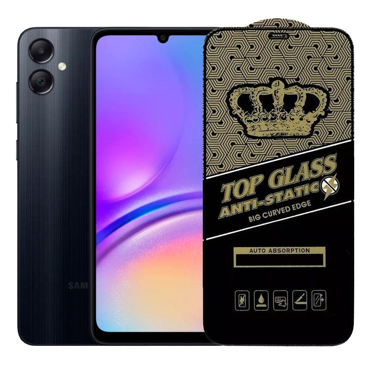 Folie Sticla Securizata pentru Samsung Galaxy A05, Kadeny, Sticla ESD Antistatic, Sticla de Protectie pentru Samsung Galaxy A05, Margini negre, Transparent