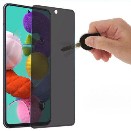 Folie sticla securizata Kaveny compatibila cu  Xiaomi 12T / 12 T Pro, Full Glue, Privacy, Negru