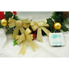 Funda pentru brad, Aurie, 11 x 14 cm, din poliester, Kadeny