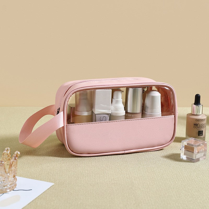 Geanta cosmetice Kaveny, pentru voiaj sau organizare, 22 x 12 x 8 cm, roz