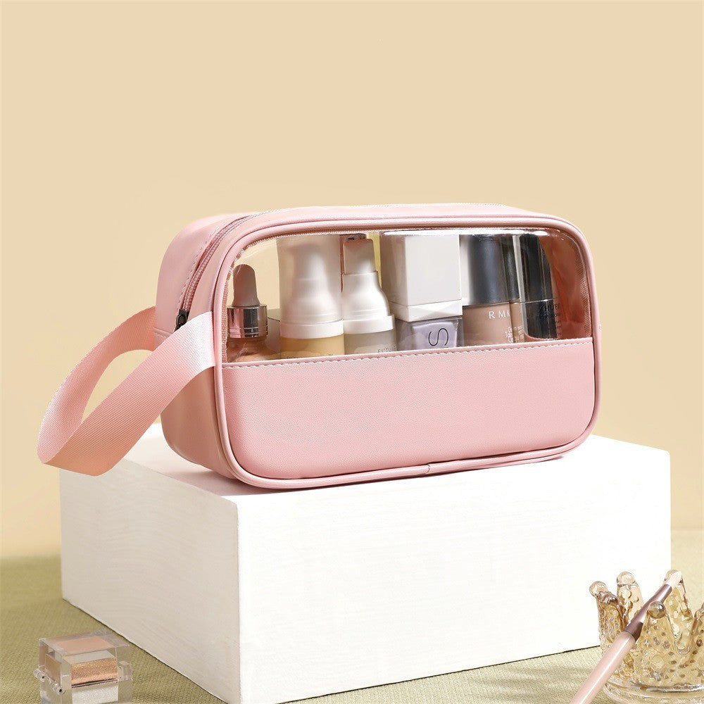 Geanta cosmetice Kaveny, pentru voiaj sau organizare, 22 x 12 x 8 cm, roz
