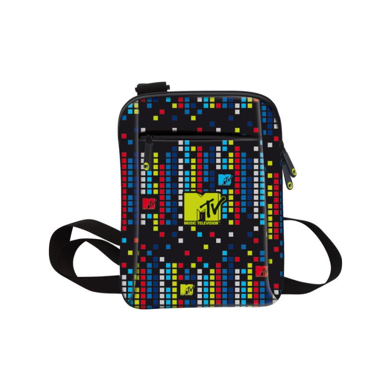 Geanta de umar St.Majewski MTV 291692, cu buzunar, negru, 25cm