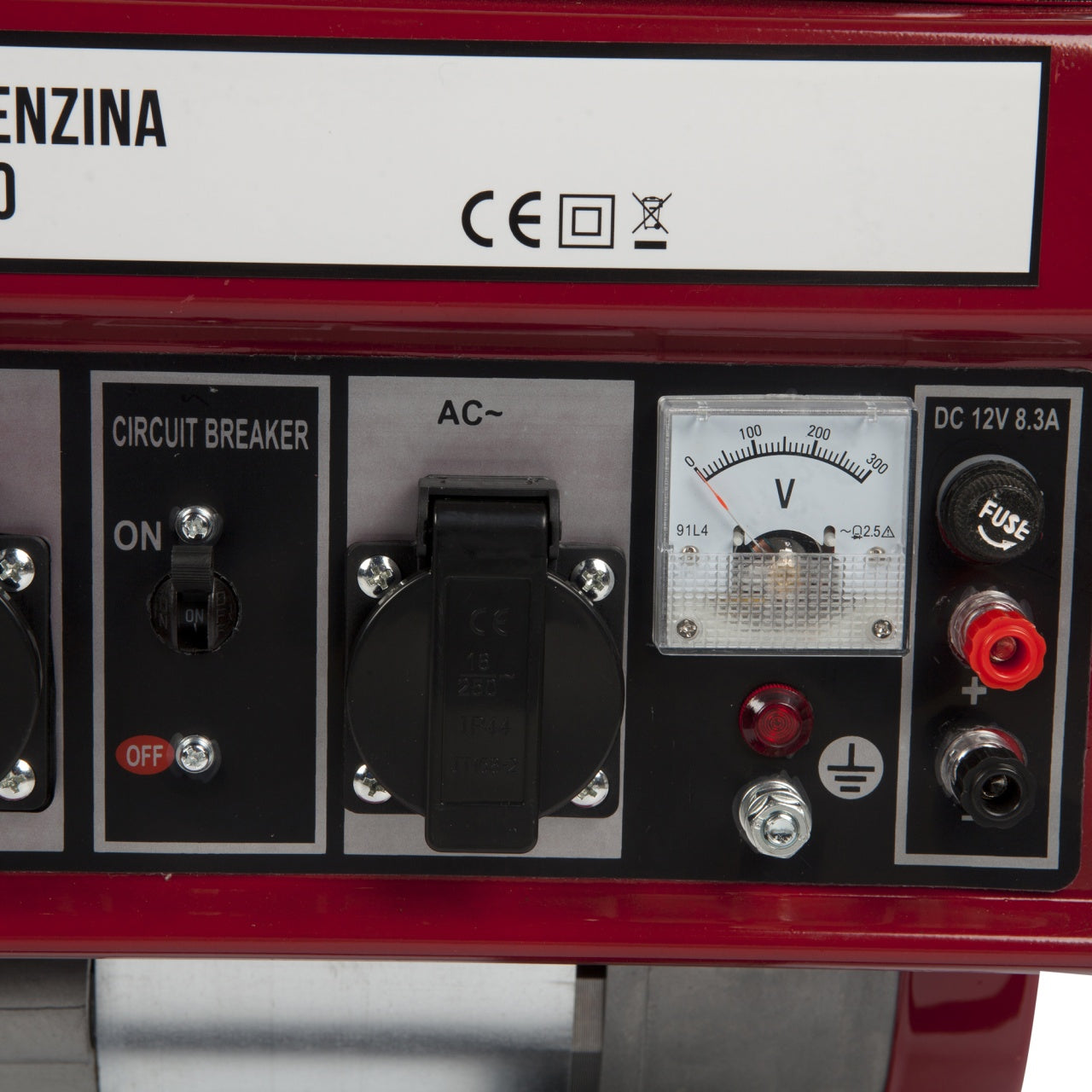 Generator Micul Fermier, 2.8KW, cu pornire manuala, motor benzina 4T, doua prize 230V, rezervor combustibil 15L