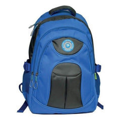 Ghiozdan Ecada Uni, 46cm, 3 compartimente, albastru, 61125