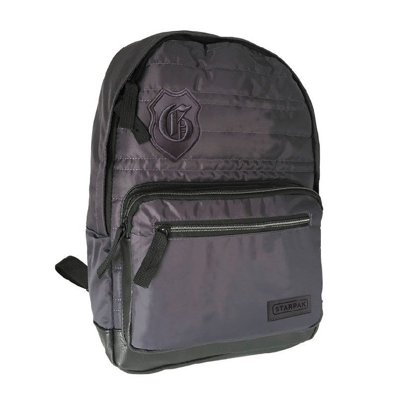 Ghiozdan Starpak Badge, 1 compartiment, 2 buzunare, negru, 373487