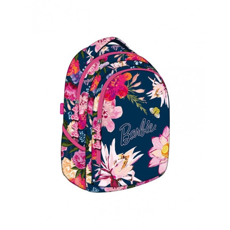 Ghiozdan St.Majewski Barbie, 2 compartimente, 2 buzunare, bleumarin, BP-57 / 204722