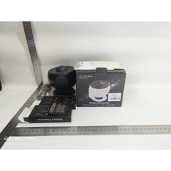 Lampa Tip Proiector Galaxie, Kaveny, pentru Dormitor, Tematica Cer Instelat, Model Glob, HD, Rotire 360 de Grade, 20 de Imagini, Incarcare USB, 10 W, 15x15 cm, Negru