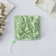 Prosop de Baie, Kadeny, 2in1, cu Burete din Plasa, 17 x 17 cm, Verde