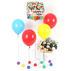 Greutate pentru Baloane, Kaveny, Accesoriu Party, 5.5x5.5 cm, 120 g, Mov