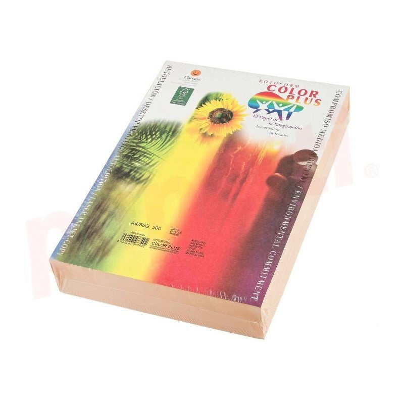 Hartie colorata A4 Color Plus, 80g/mp, maro hazelnut, top 500 coli