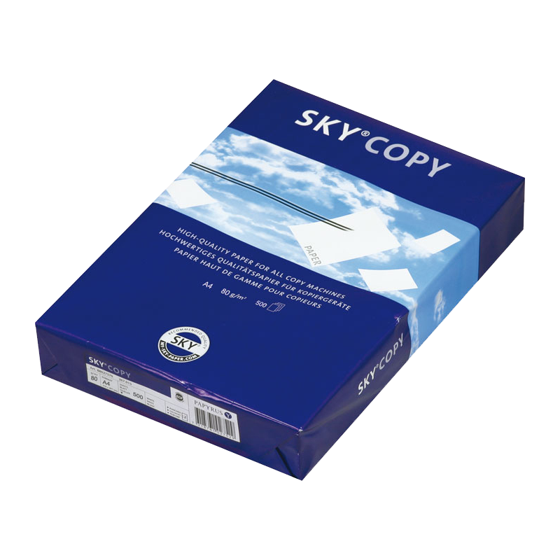 Hartie copiator A4 SKY COPY 88032080, 80g/mp, alb, top 500 coli