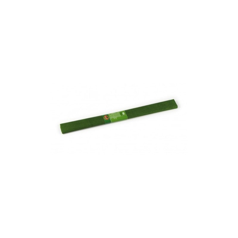 Hartie creponata Koh-i-noor K9755-20, 50x200cm, verde olive, set 10 buc