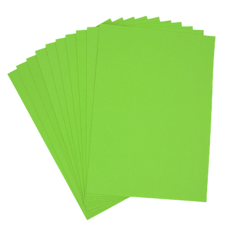 Hartie gumata A4, 1.3mm, verde mar, set 10 coli, Colorarte