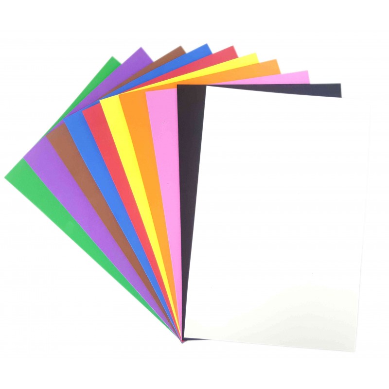 Hartie gumata A4 - simpla, 2mm, set 10 coli, Colorarte