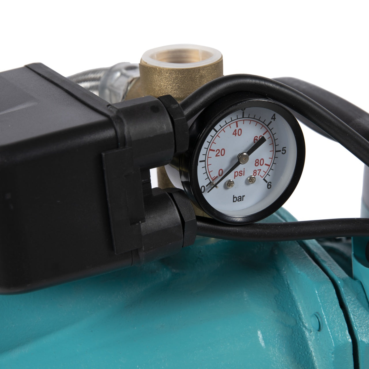 Hidrofor Detoolz 0.75 kW, debit 3300l/h, inaltime de pompare 45m, carcasa pompa fonta, volum butelie 24 litri