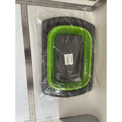 Cos de Scurgere Retractabil pentru Chiuveta, Kadeny, cu Filtru, pentru Fructe si Legume, de Uz Casnic, 39x12 cm, Design Extensibil pana la 61 cm, cu Manere de Prindere, Verde