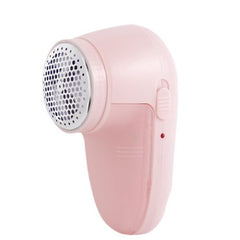Aparat Scame si Par Haine, Kaveny, Electric, USB inclus, Periuta Curatare, pentru Diferite Tesaturi, 13 x 6.8 x 5.8 cm, Roz