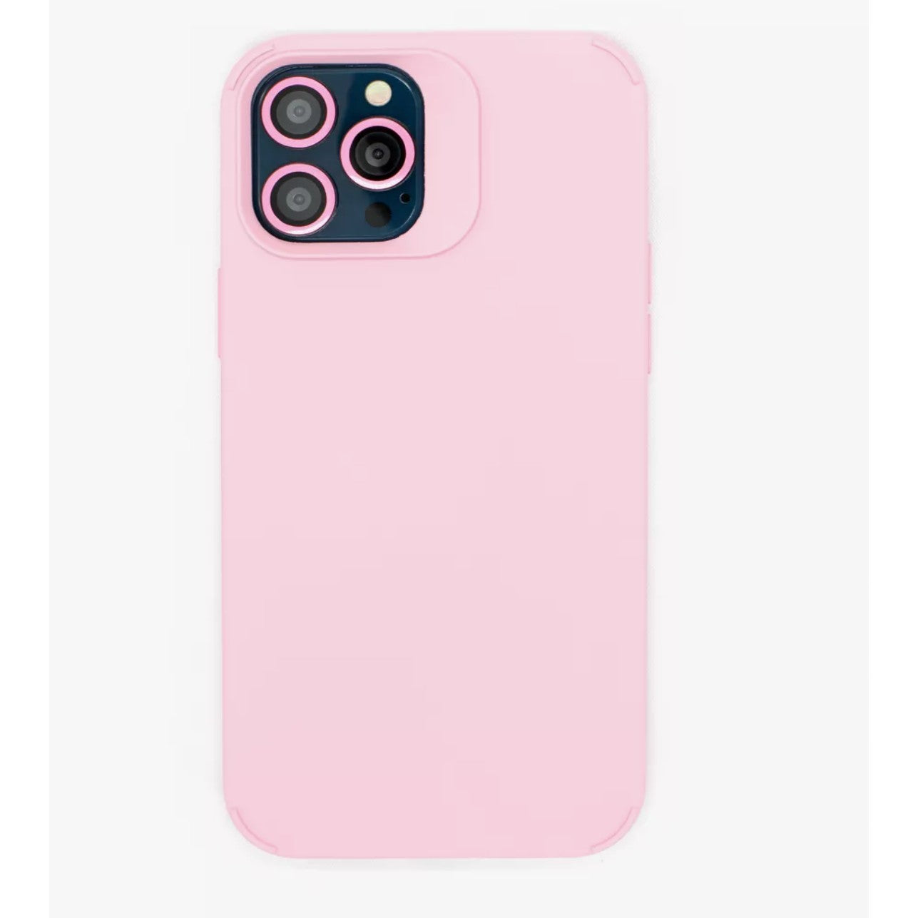 Husa Apple iPhone 15 Pro, Kaveny, din Silicon Lichid, Interior din Microfibra, Lentile Fosforescente de Protectie Camera, Anti Amprenta, Rezistenta la Socuri, Roz