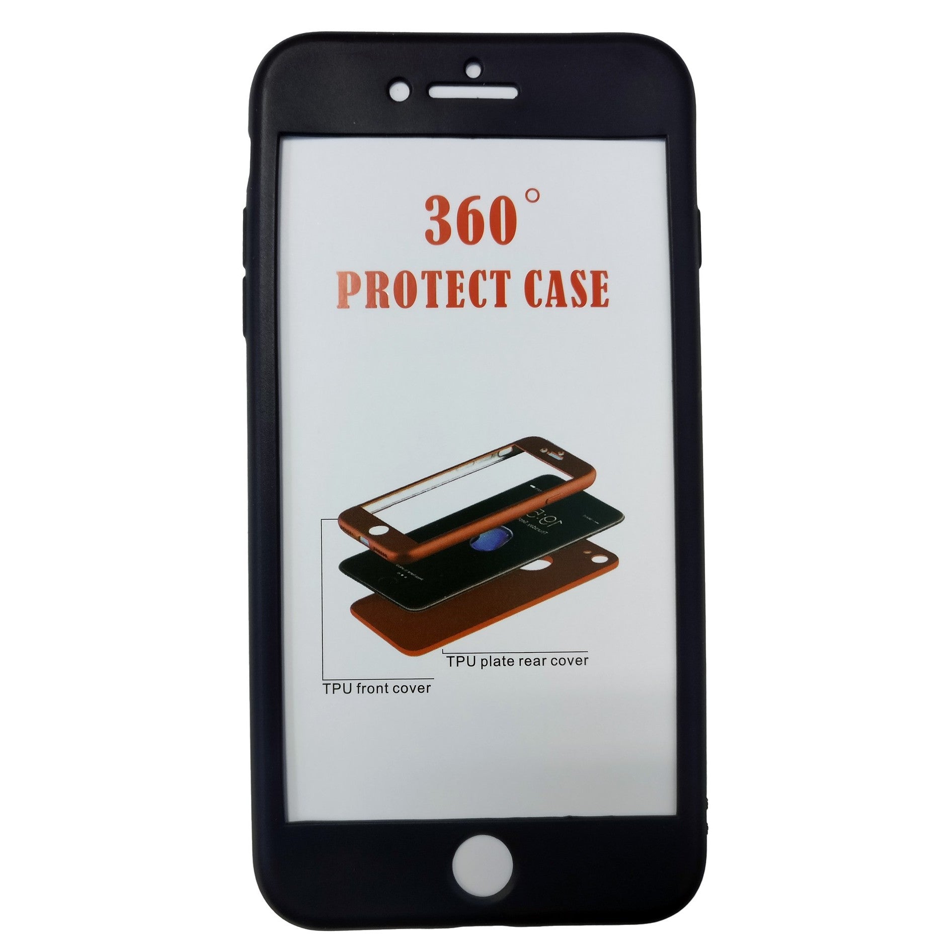 Husa Apple iPhone 6/6S Full Silicone Negru