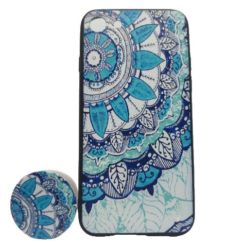 Husa Apple iPhone 6/6S Multicolor Model Frunza Suport inclus