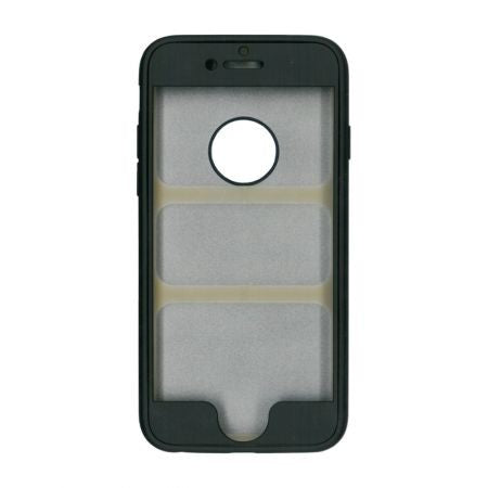 Husa Apple iPhone 6 Plus Kaveny Full Silicone 360 Negru + Folie de protectie