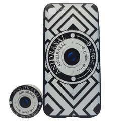 Husa Apple iPhone 7 Plus/8 Plus Multicolor Model Camera Foto + Popsocket inclus