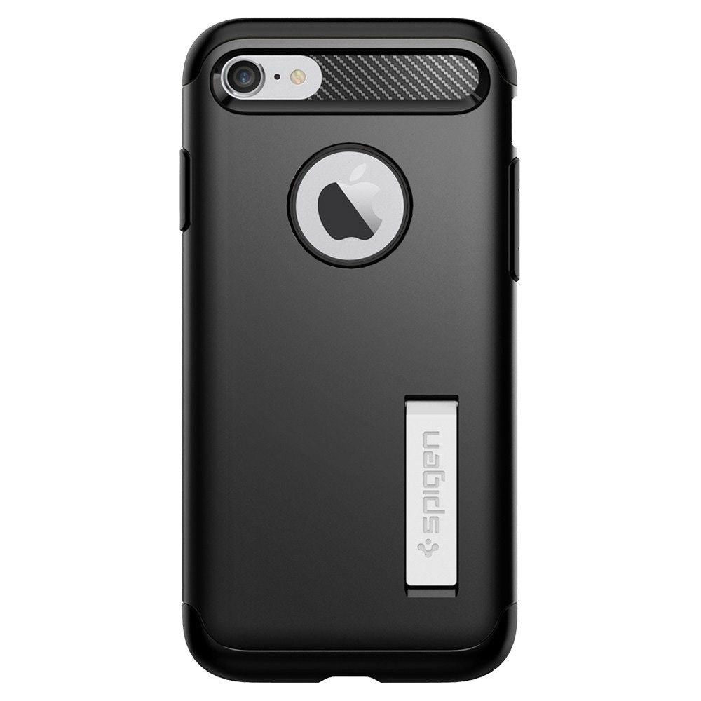 Husa Apple iPhone 7 Spigen Slim Armor Case Negru