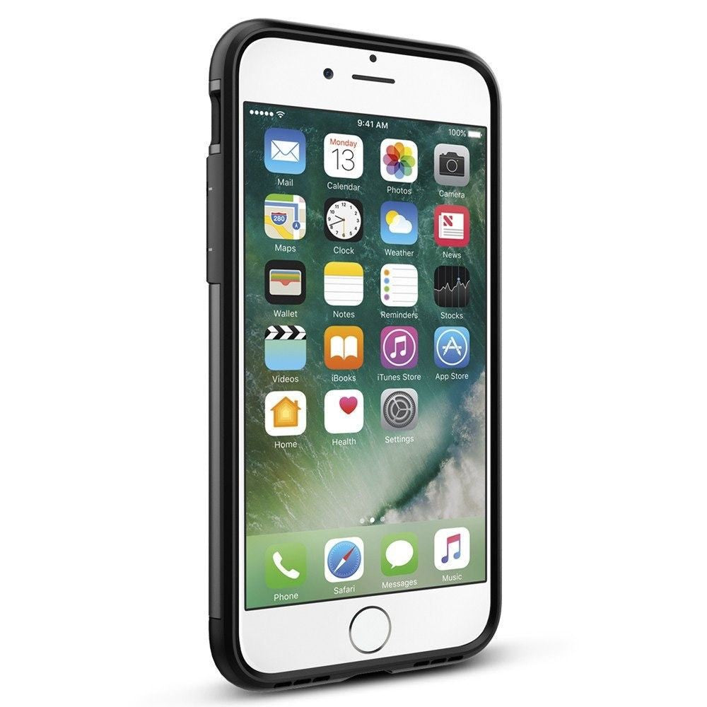 Husa Apple iPhone 7 Spigen Slim Armor Case Negru