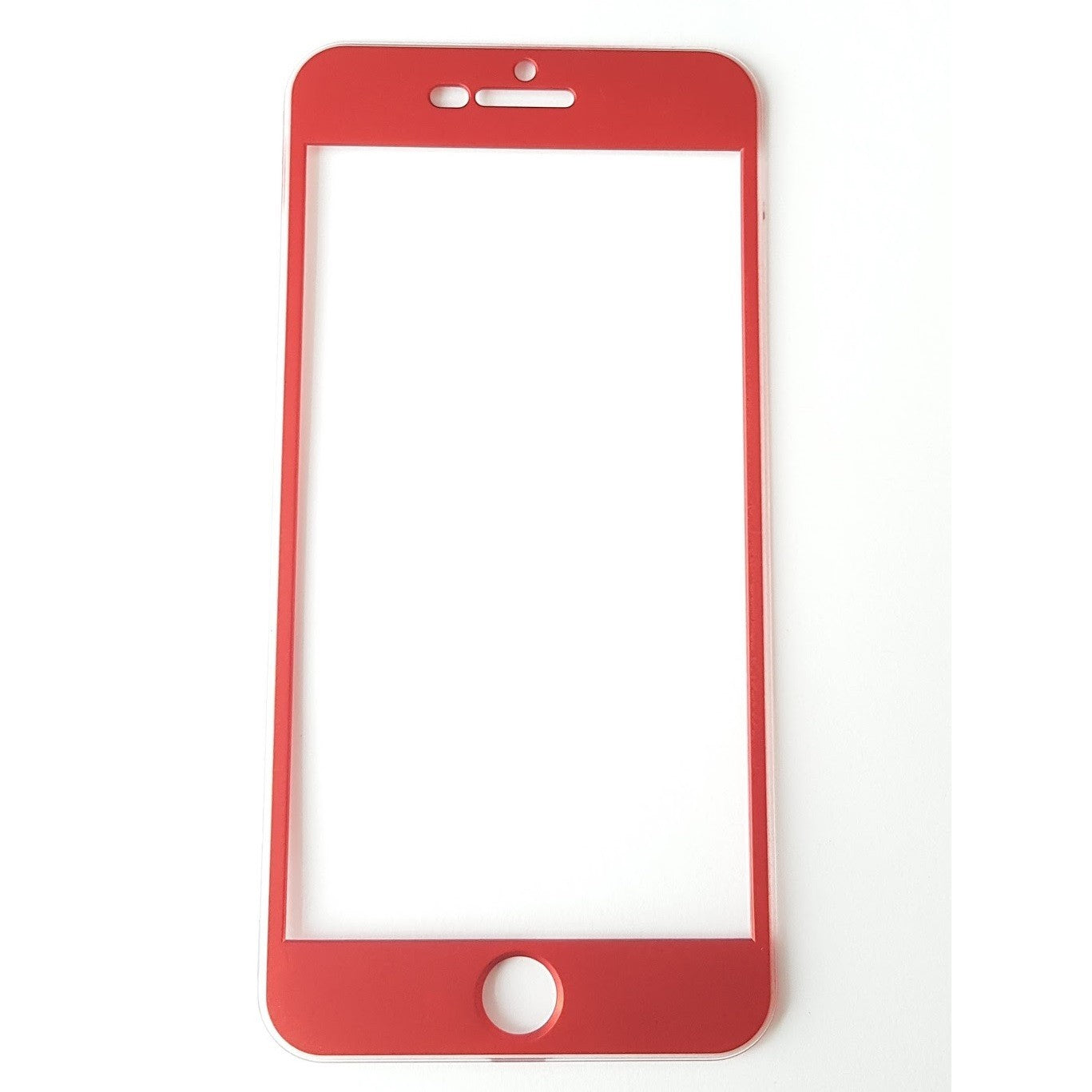 Husa Apple iPhone 8 Plus Full Silicone 360 Rosu + Folie de protectie