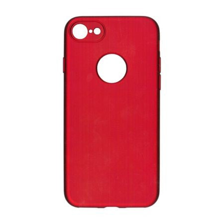 Husa Apple iPhone 8 Plus Full Silicone 360 Rosu + Folie de protectie