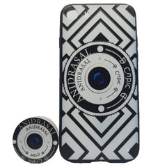 Husa Apple iPhone X/XS Multicolor Model Camera Foto + Popsocket inclus
